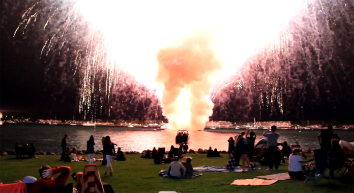 komplettes Feuerwerk in 30 Sekunden – HD