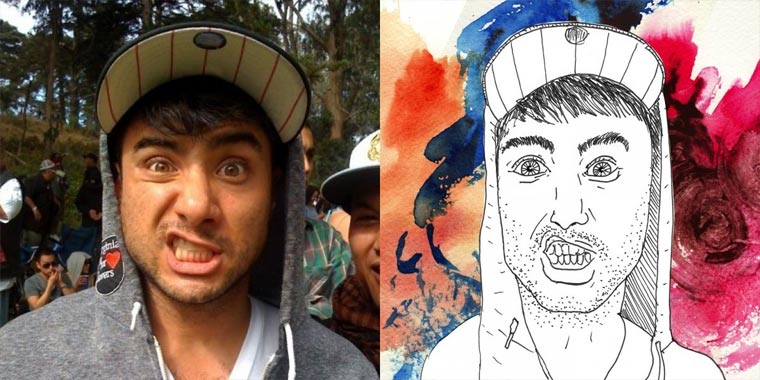 Fremde malen dein Facebookprofilbild nach