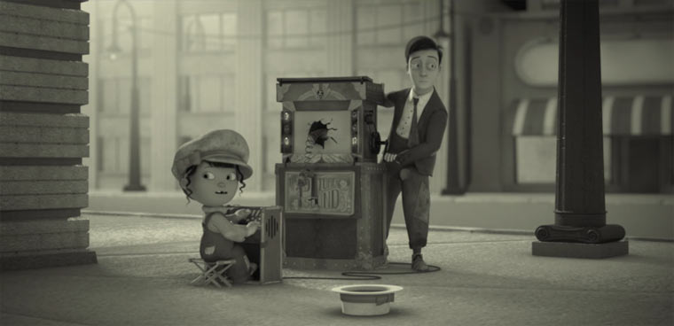 Visuelle Reise auf der großen Leinwand