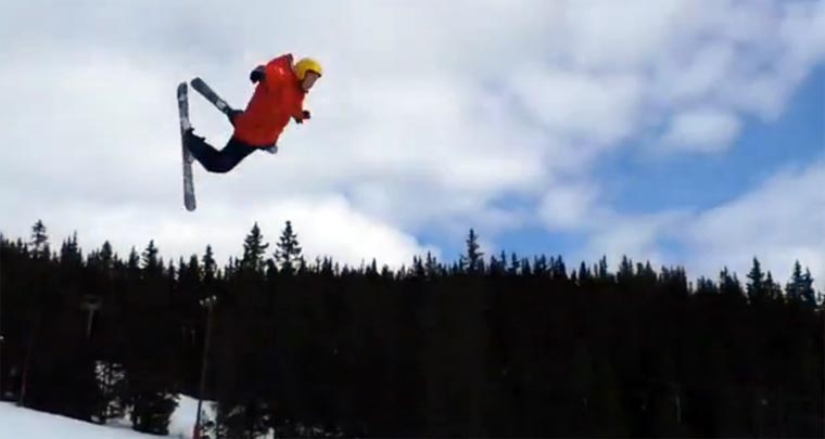 Skiunfall im Musikremix