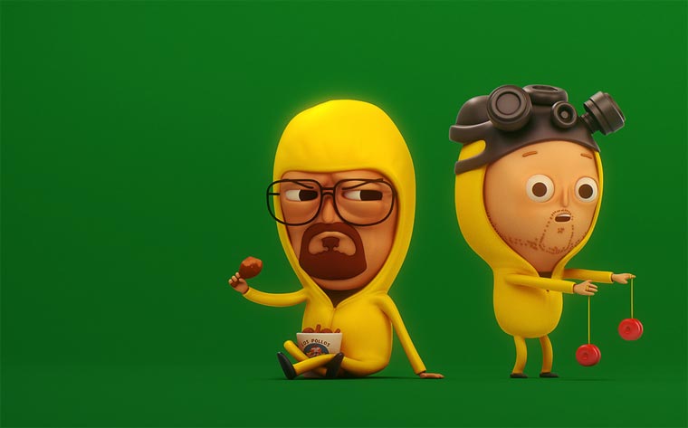 3D-Illustrationen von Slid3