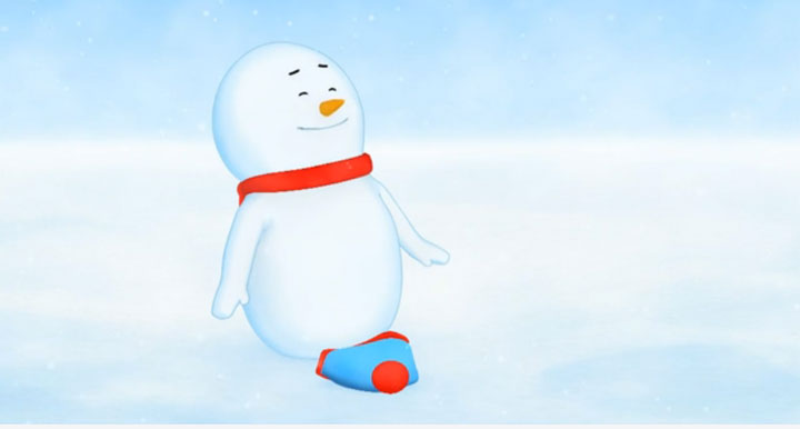 Der kleine Schneemann und die Karottennase