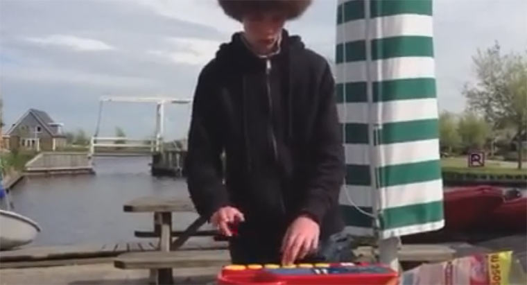 Dubstep auf dem Bauernhoftier-Soundboard