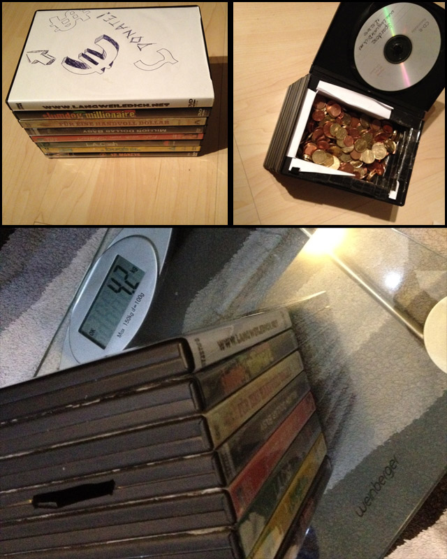 Gewinnspiel: Errate den Wert meines Spardoseninhaltes