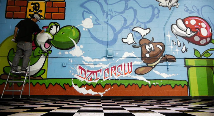 Super Mario Graffiti Room