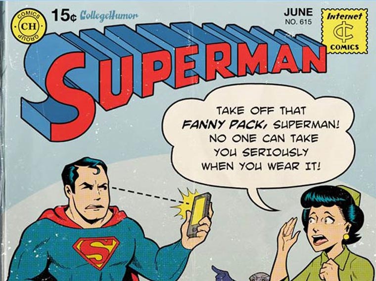 Supermans Probleme des digitalen Zeitalters
