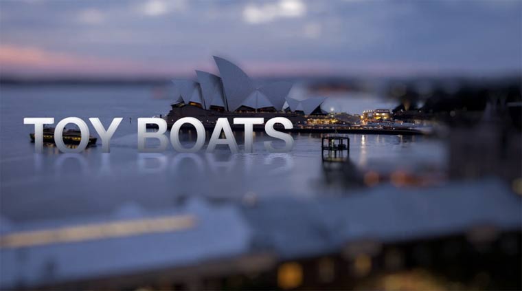 Toy Boats – Sydney Tilt-Shift-Timelapse