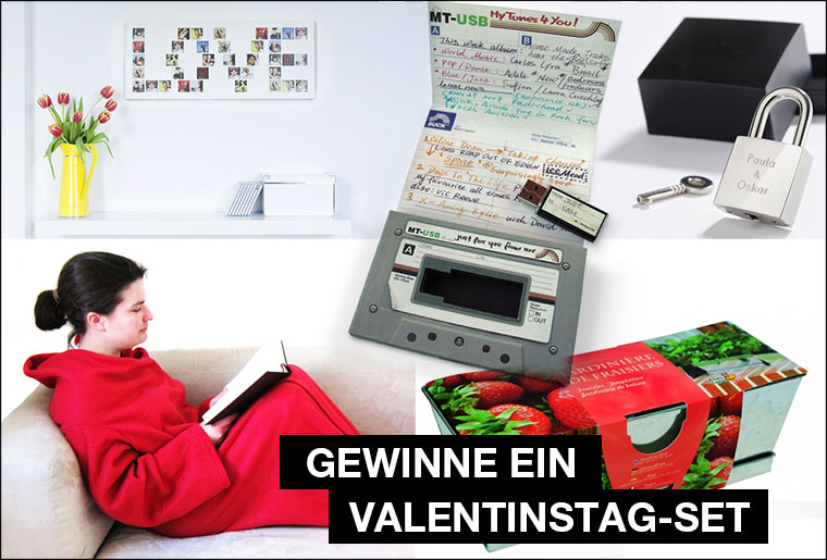 Gewinnt ein Valentinstag-Geschenkset