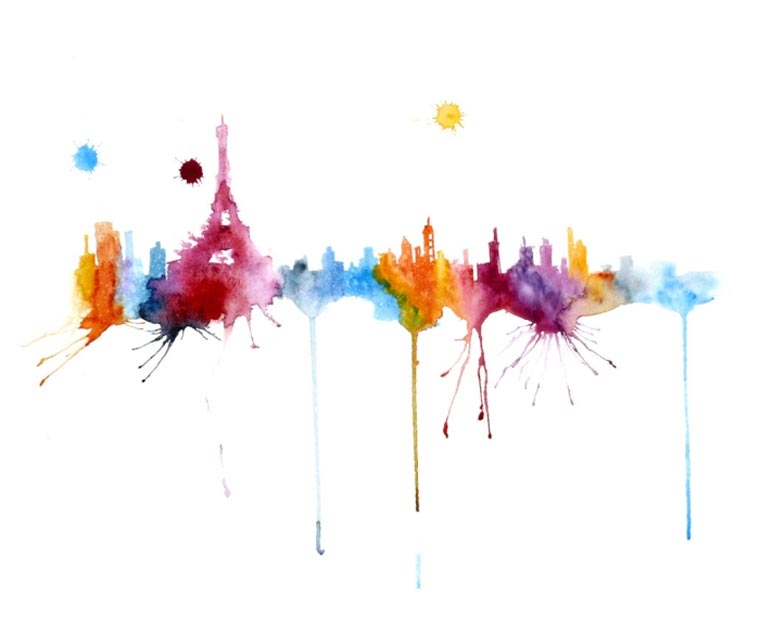 Wasserfarbstädte