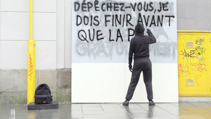 Art: der langsamte Graffiti-Sprayer der Welt