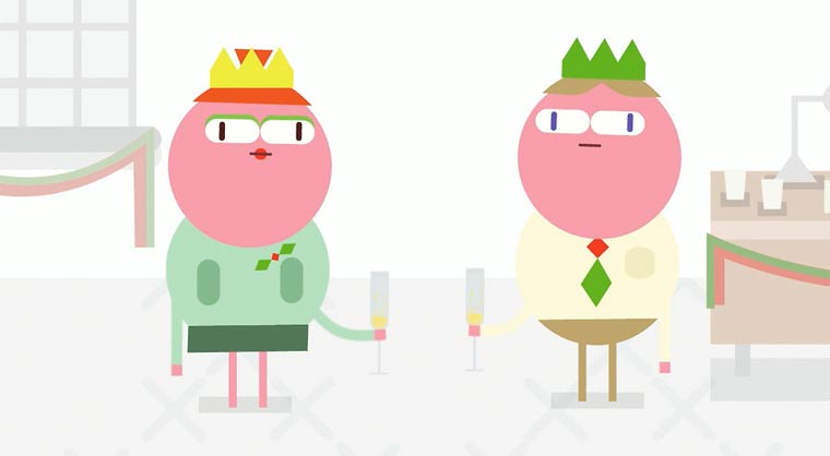 Verrückte Arbeits-Weihnachtskarte von Art & Graft