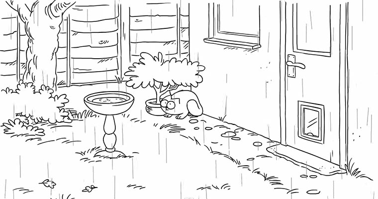 Simon’s Cat – April Showers