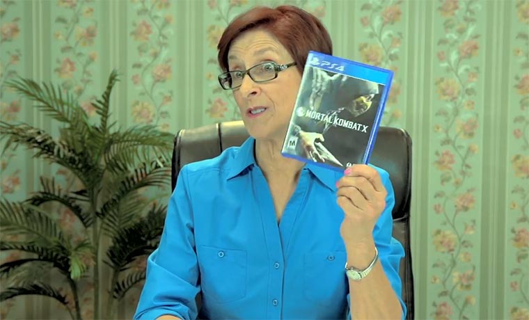 Senioren spielen Mortal Kombat X