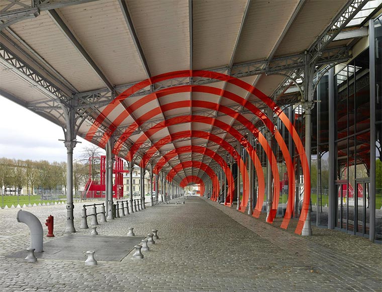 Neue Perspektiv-Kunst von Felice Varini