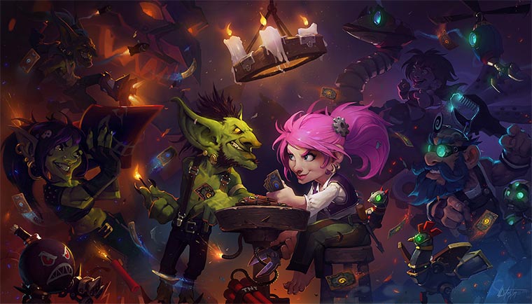 Digital Paintings: Hearthstone Hearthstone-Illustrations_01 