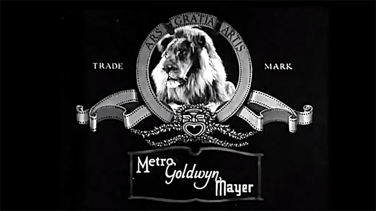 Evolution des Metro Goldwyn Mayer-Logos