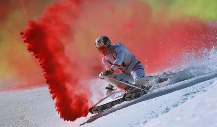 Ski-Abfarb