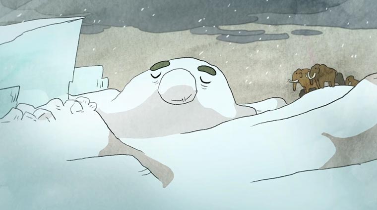 Ein Stein erlebt die Weltgeschichte object-at-rest 