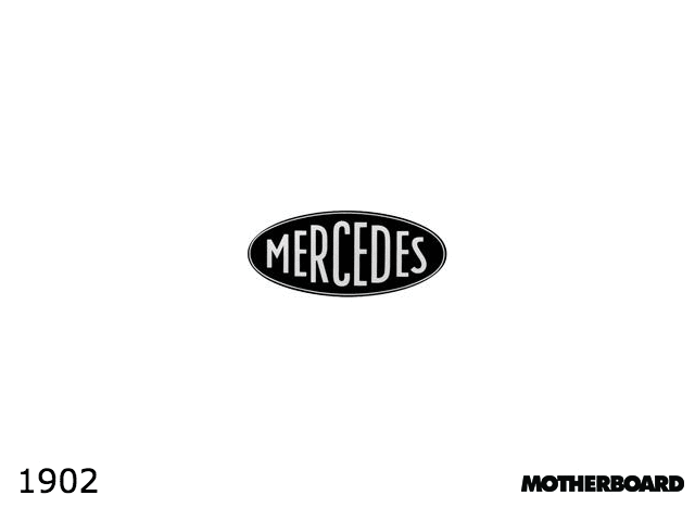 Logo-Veränderungen binnen 100 Jahren Mercedes-Logos 