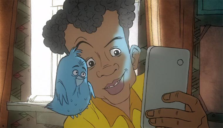 Stromae hält Twitter als Haustier