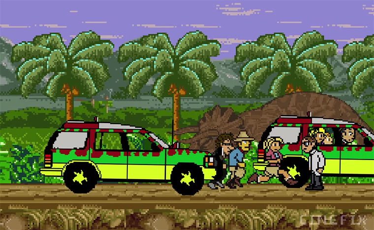 8 Bit Cinema: Jurassic Park 8-bit-cinema_jurassic-park 