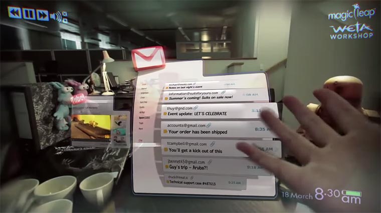 Augmented Reality gegen Langeweile im Büro augmented-office 