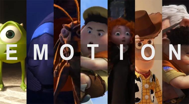 Emotions Of Pixar
