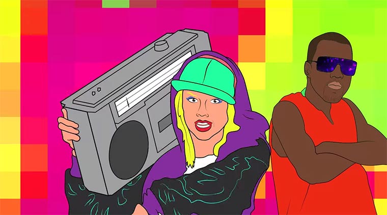 Nach-animiertes Musikvideo zu Shake It Off shake-it-off-rotroscope 