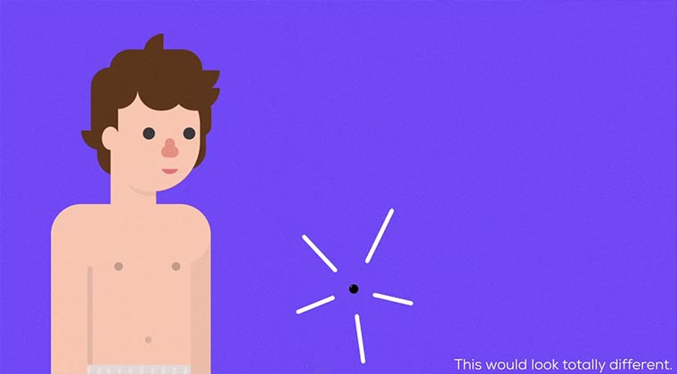 Was passiert, wenn du ein schwarzes Loch in der Hosentasche hast?