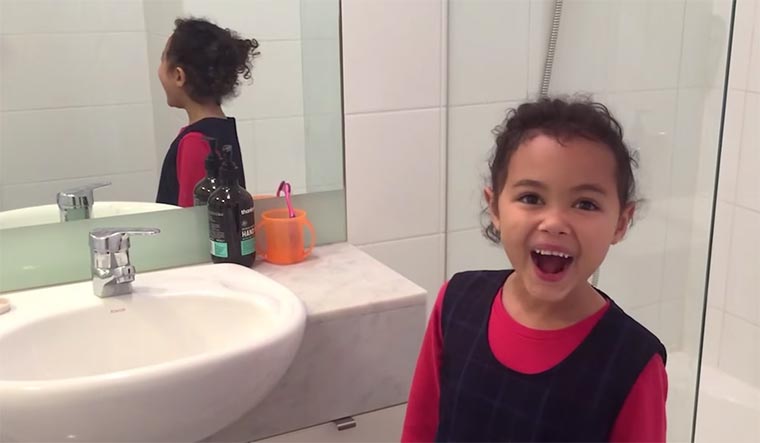 Trickshots einer 5-Jährigen the-hug-life 