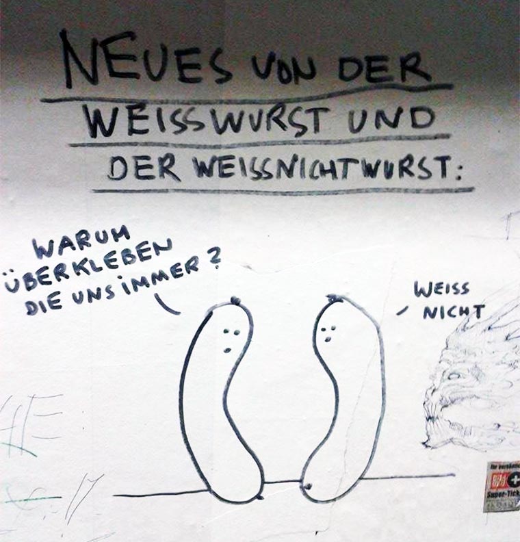 Die Weißwurst & die Nichtweißwurst