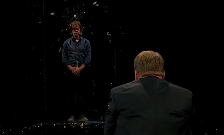 Schauspieler versuchen, nicht zu blinzeln Flinch 