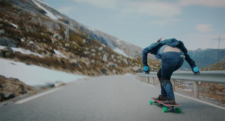 Longboarden durch Norwegen
