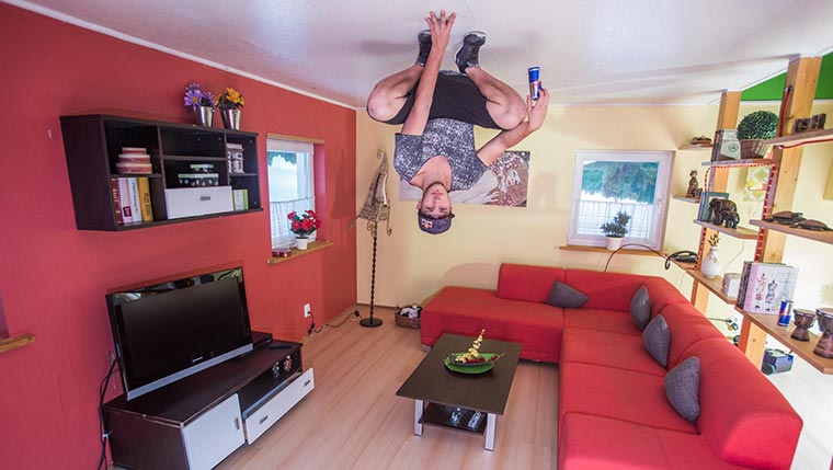 Freerun trifft auf optische Täuschungen