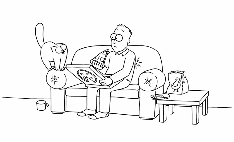 Pizza Cat – Simon’s Cat