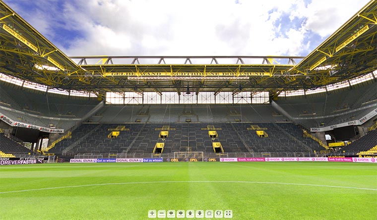 360-Grad-Ansicht des Westfalenstadions