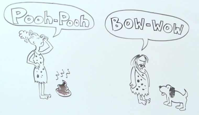 Der Beginn der Sprache