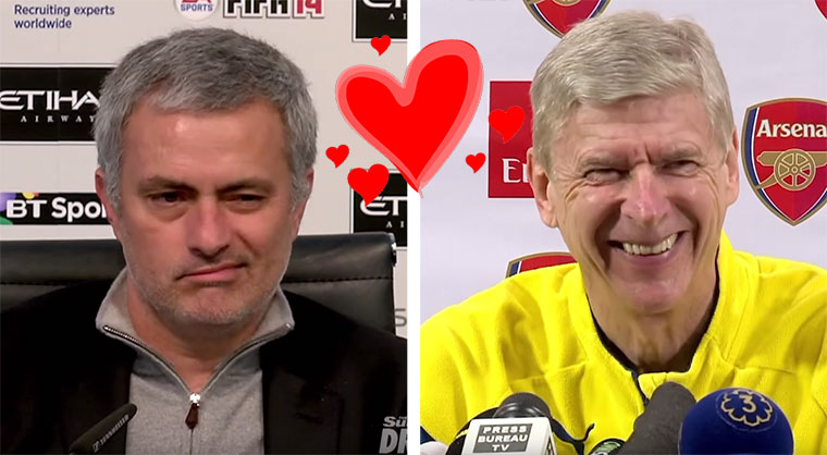 Mourinho und Wenger in Love! wenger-mourinho_love 