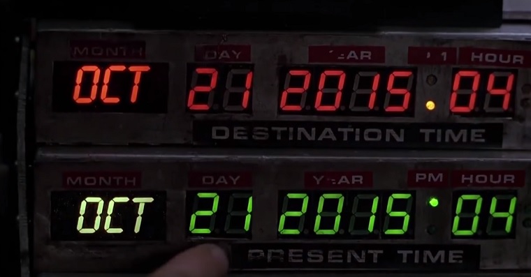 Morgen ist erst Back To The Future-Day!