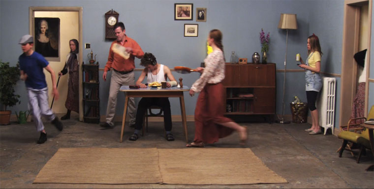 Menschen im Analog-Loop