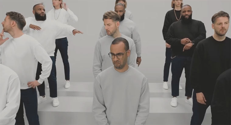 Drei Musikvideos in einem Lernert-und-sander-3-in-1-musicvideo 