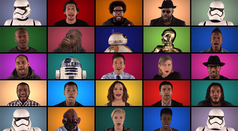 Star Wars: Macht-Szenen & A Capella-Cast StarWars-Cast-A-Capella 