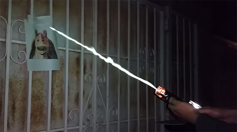 Ein echtes Lichtschwert!