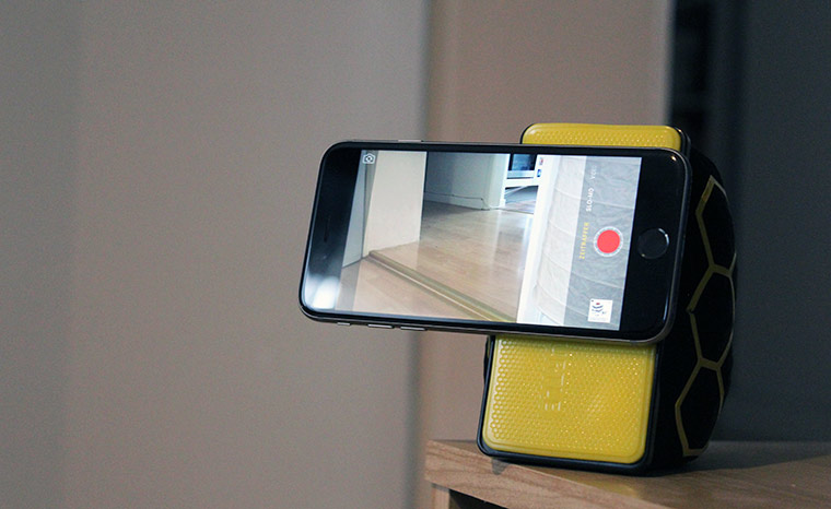 SmartTurtle: Sitzsack trifft Device-Halterung smartturtle-test_01 