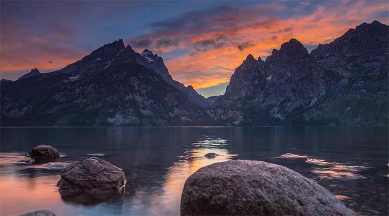 4K-Landschafts-Timelapse: Exhale