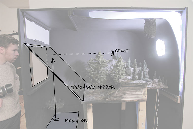 Filmszenen als Hologram-Dioramen Holorama2 