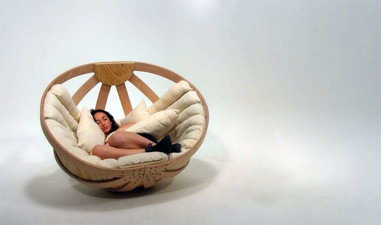 Halbkugel-Schaukelstuhl