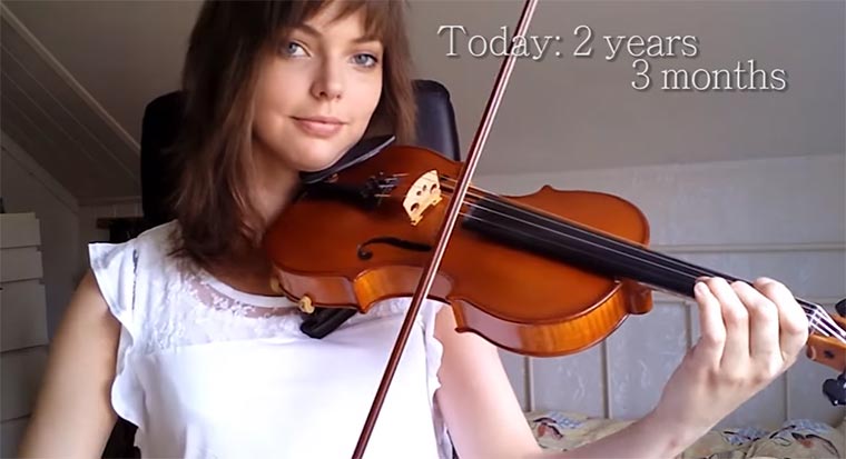 Binnen 2 Jahren Violinespielen lernen