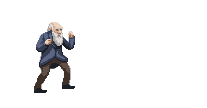 8-Bit Wissenschaftler Beat’em up