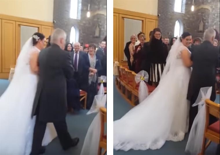 Kleiner Junge als Weddingcrasher